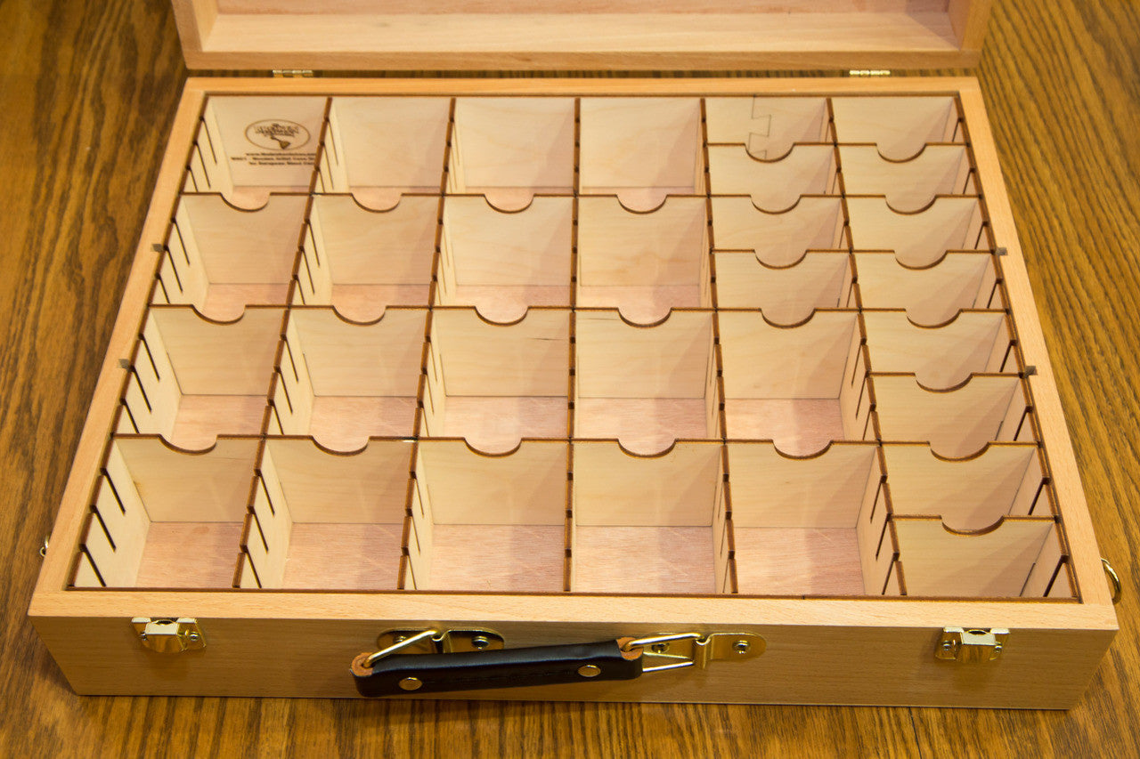 Broken Token - Unfinished Wooden Artist Case and Organizer Set (WAC001)