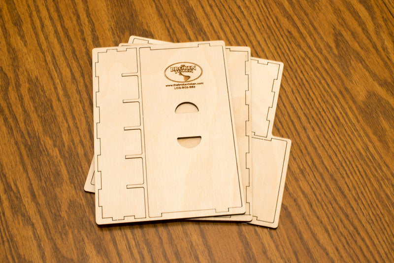 Broken Token - Short Bits Box for Sleeved Card Game Organizer
