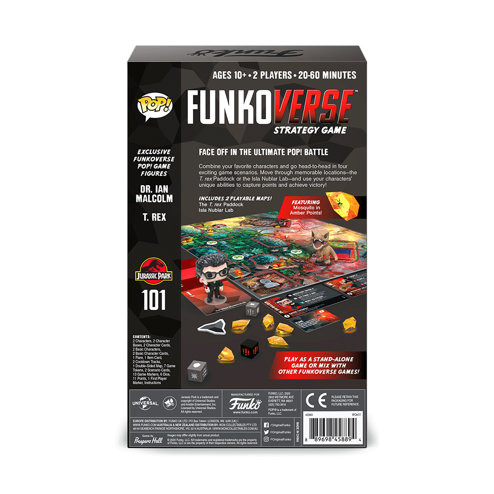 Funkoverse Strategy Game: Jurassic Park 101
