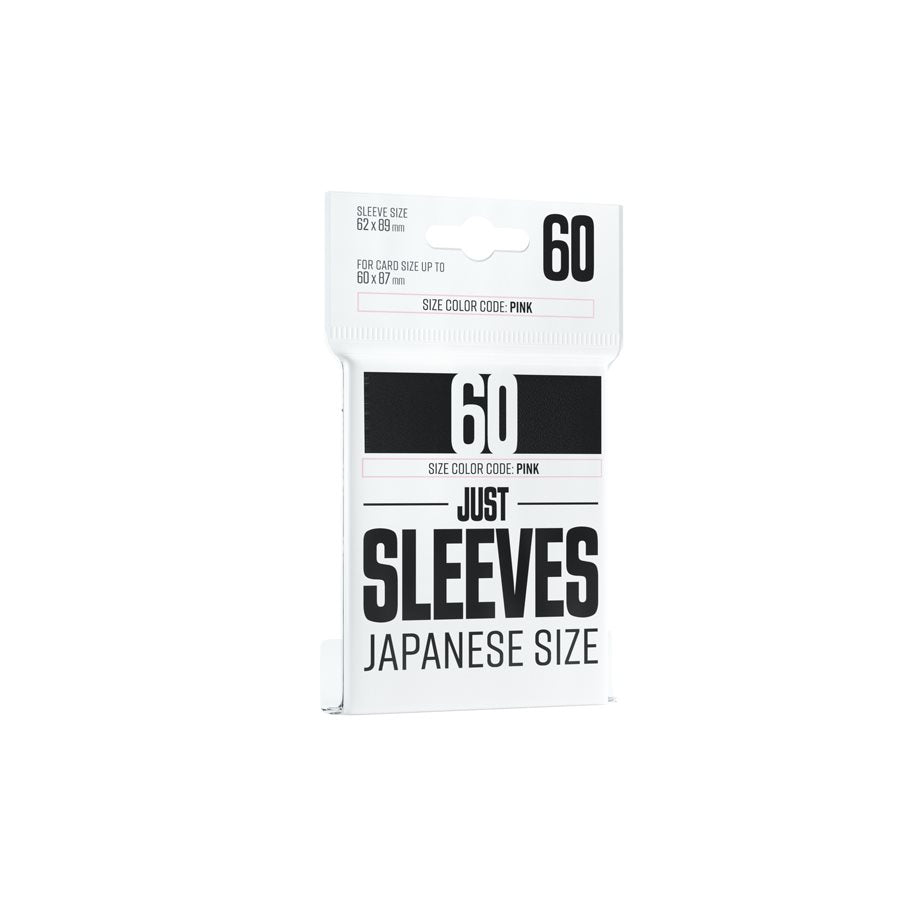Just Sleeves: Japanese Size - Black (60ct)