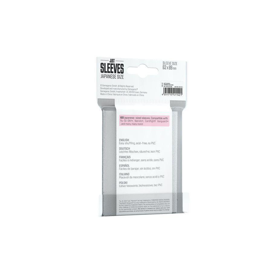 Just Sleeves: Japanese Size - White (60ct)