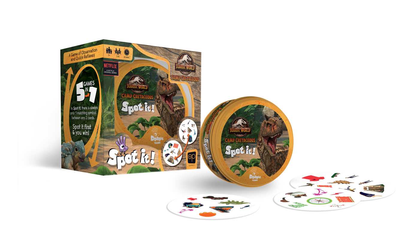 Spot It! Jurassic World: Camp Cretaceous