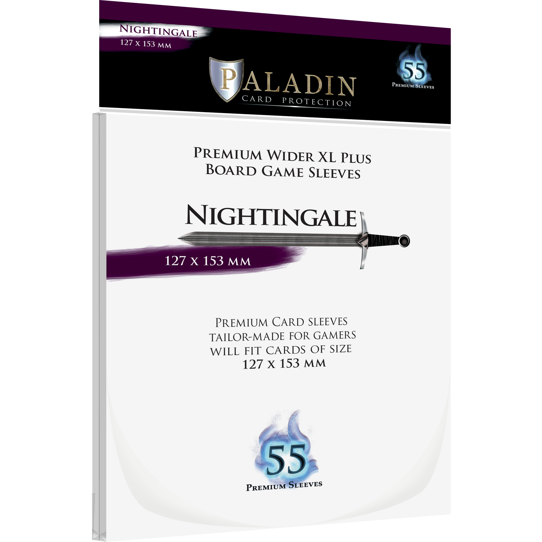 Paladin Card Protection - Nightingale (127 mm x 153 mm, Premium Wider XL Plus)