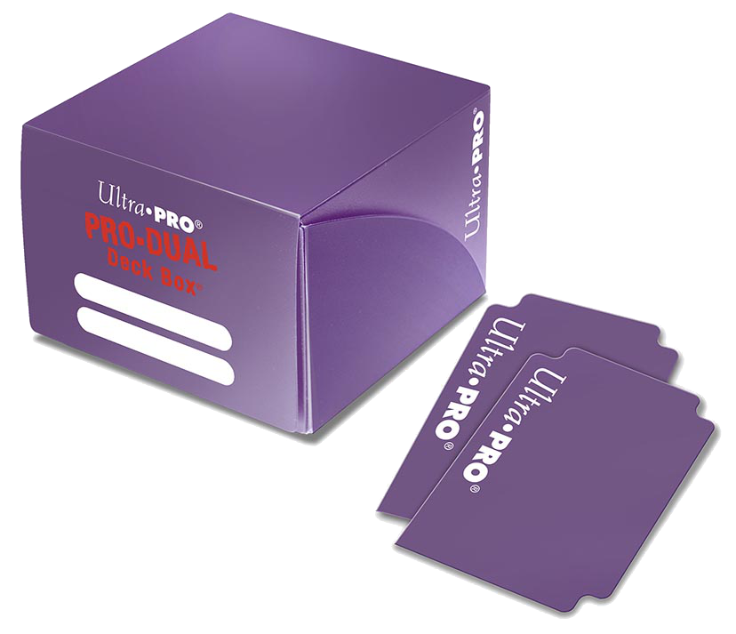 Ultra Pro - PRO Dual Standard Purple Deck Box (180)