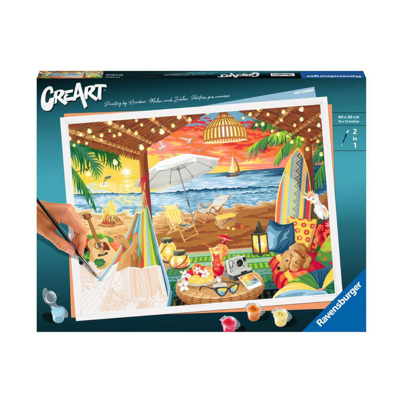 Ravensburger CreArt Paint - Cozy Cabana