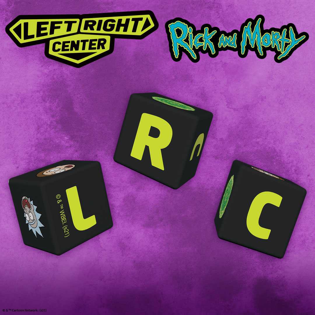Left Right Center: Rick and Morty Dice Game
