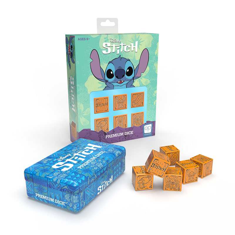 Disney Stitch Premium 6PC Dice Set