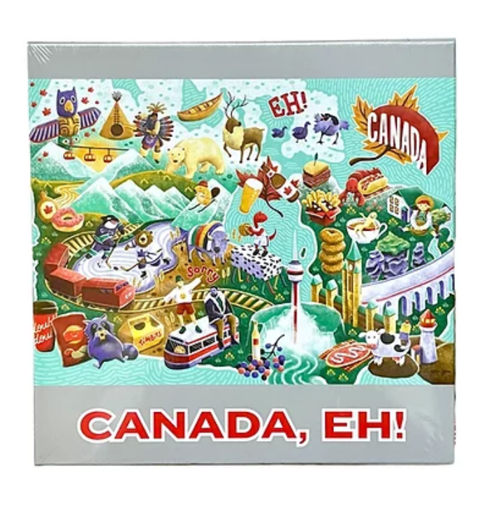 Arcadia Puzzles Canada Eh! Jigsaw Puzzle (1000 Pieces) & Board Game