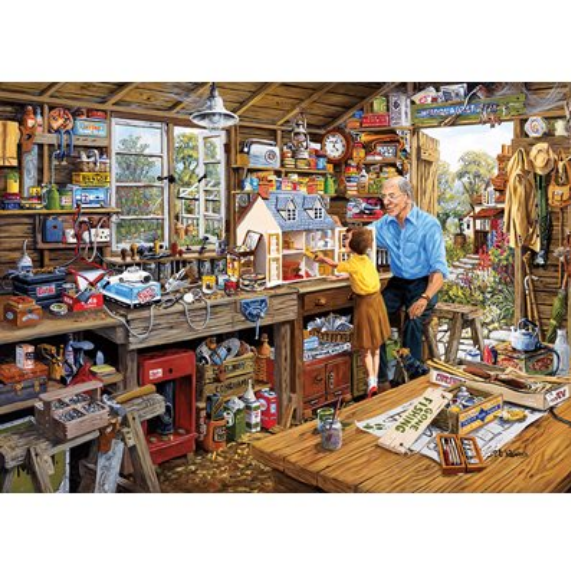 Puzzle - Gibsons - Grandad's Workshop (500XL Pieces)