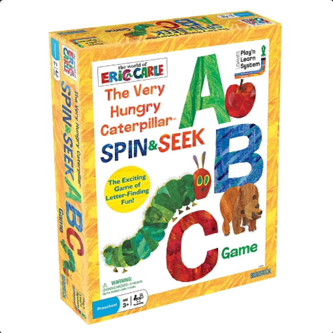 The Very Hungry Caterpillar Spin & Seek ABC Game
