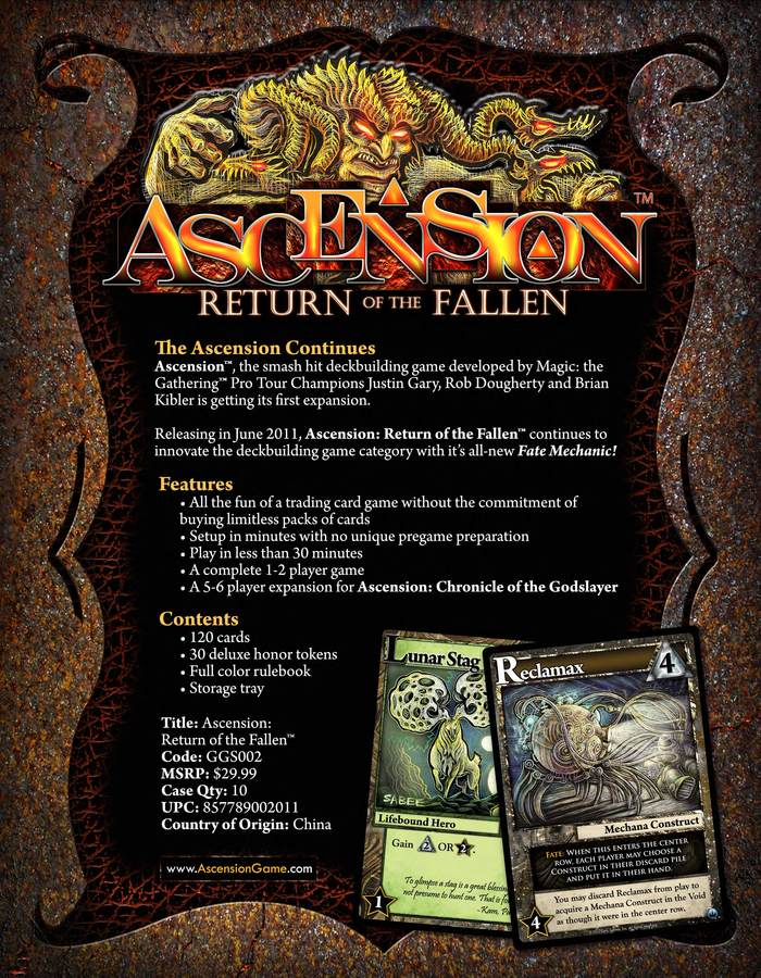 Ascension: Return of the Fallen (Third Edition)