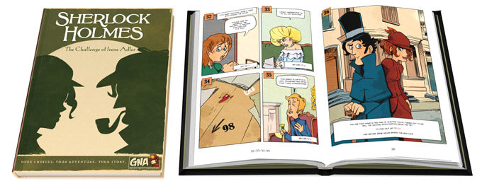 Graphic Novel Adventures - Sherlock Holmes: The Challenge of Irene Adler (Book)