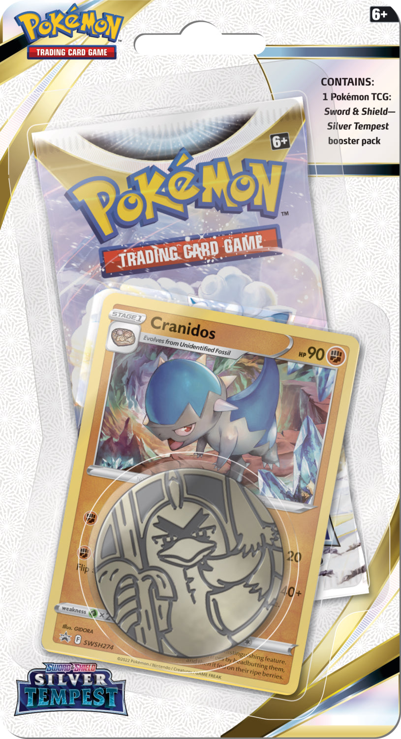 Pokémon - Sword & Shield: Silver Tempest Check Lane Blister Pack - Crandidos