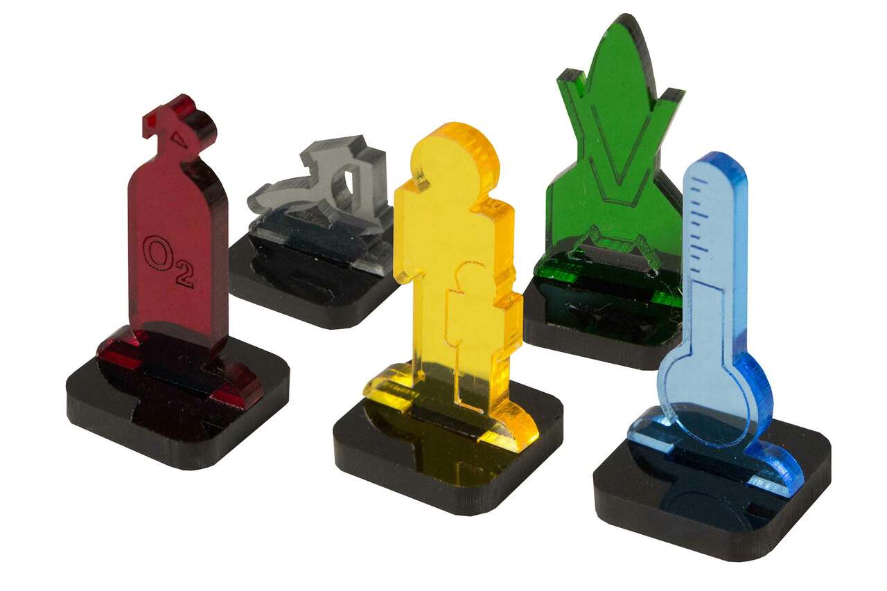 Broken Token - Terraforming Mars Acrylic Token Set (5)