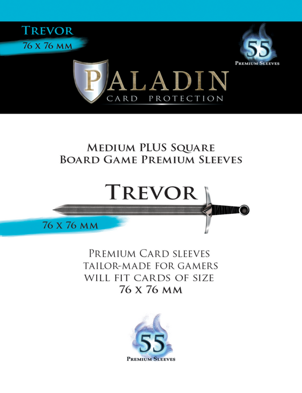 Paladin Card Protection - Trevor (76mm x 76mm, Medium Plus Square)