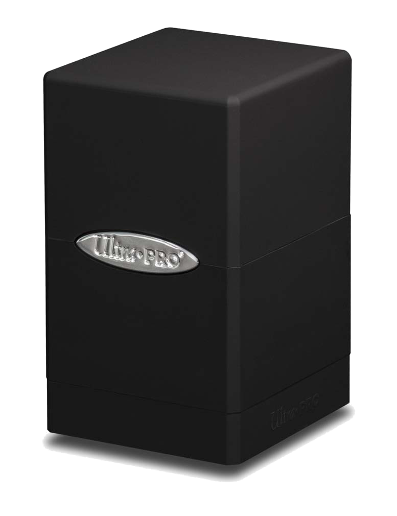 Ultra Pro Satin Tower Deck Box - Jet Black