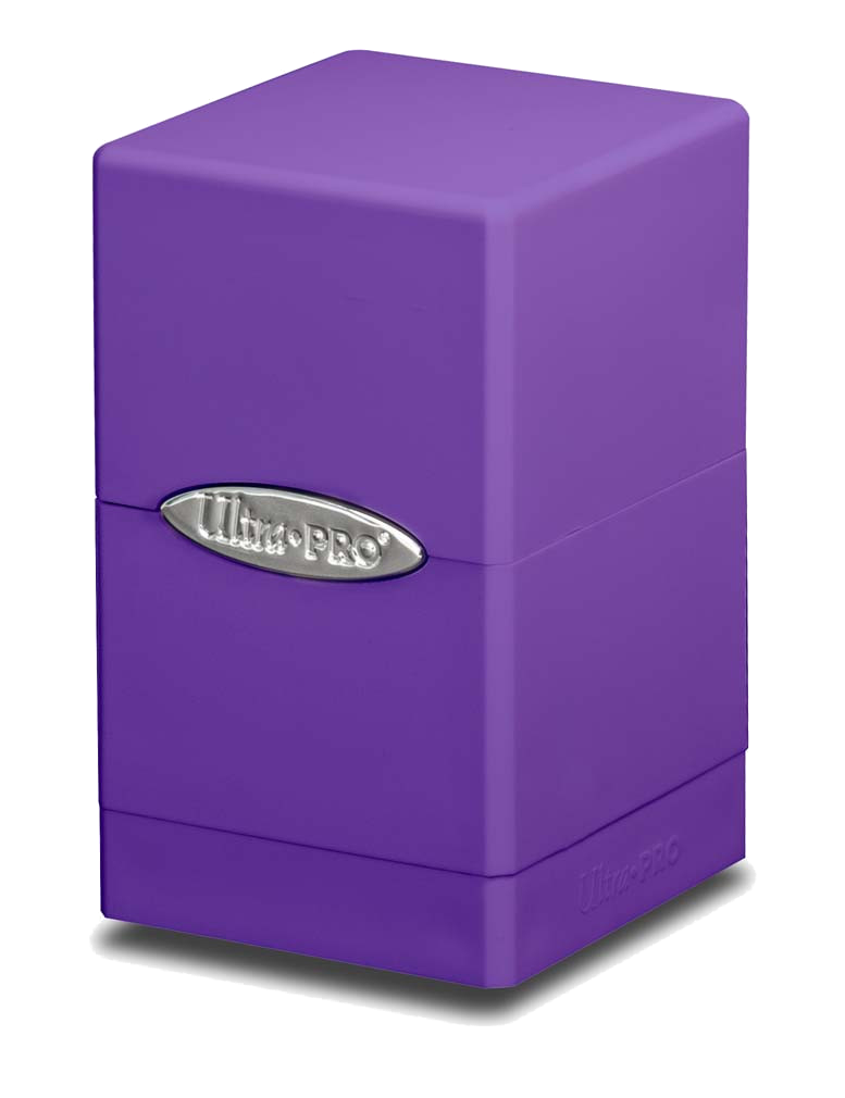 Ultra Pro Satin Tower Deck Box - Royal Purple
