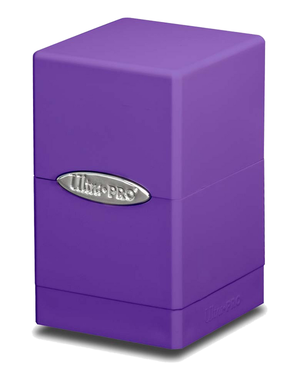Ultra Pro Satin Tower Deck Box - Royal Purple
