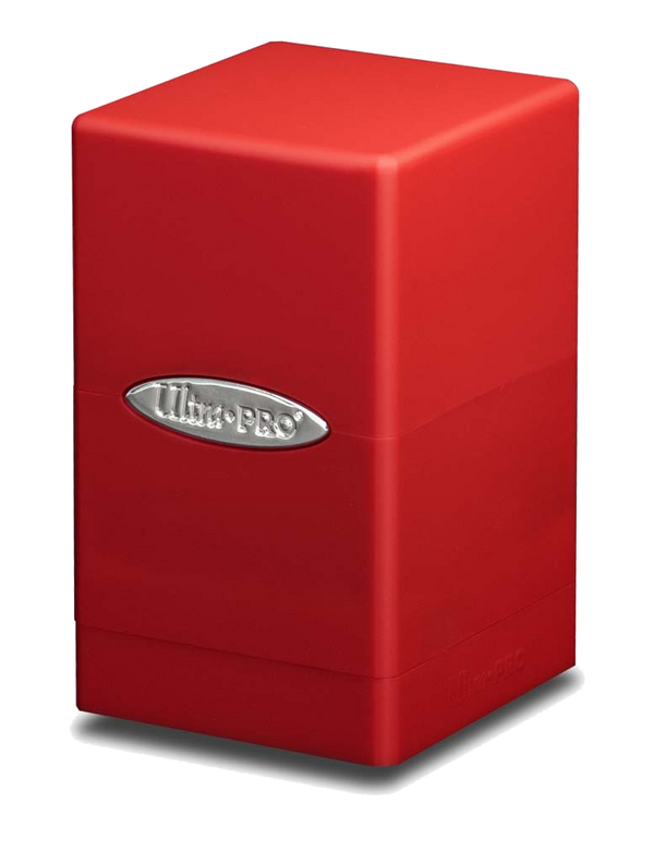 Ultra Pro Satin Tower Deck Box - Apple Red