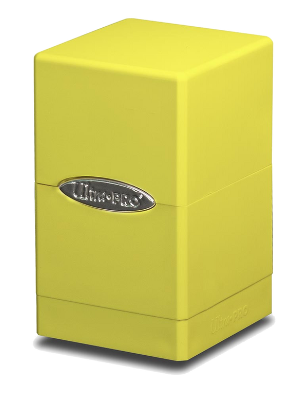 Ultra Pro Satin Tower Deck Box - Lemon Yellow