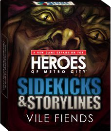 Heroes of Metro City: Vile Fiends Bonus Card Pack