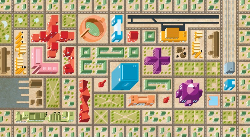 Small City: The Big Tiles Expansion #1