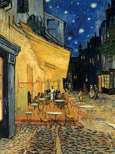 Puzzle - Van Gogh - Café Terrace at Night back 1500pc