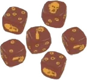 Zombicide - Brown Dice