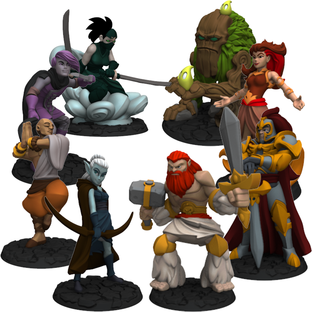 Dice Throne Adventures Miniatures - Season One (Painted)