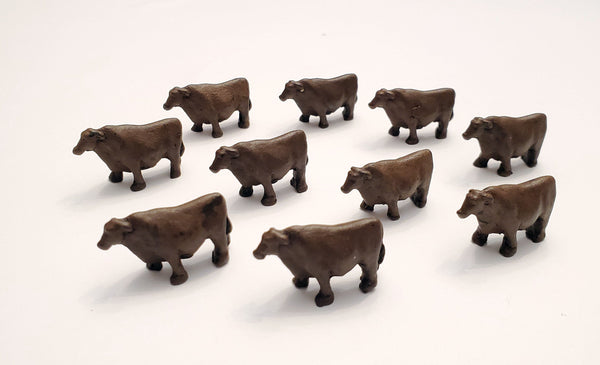 Top Shelf Gamer - Brown Cow Tokens (set of 10)