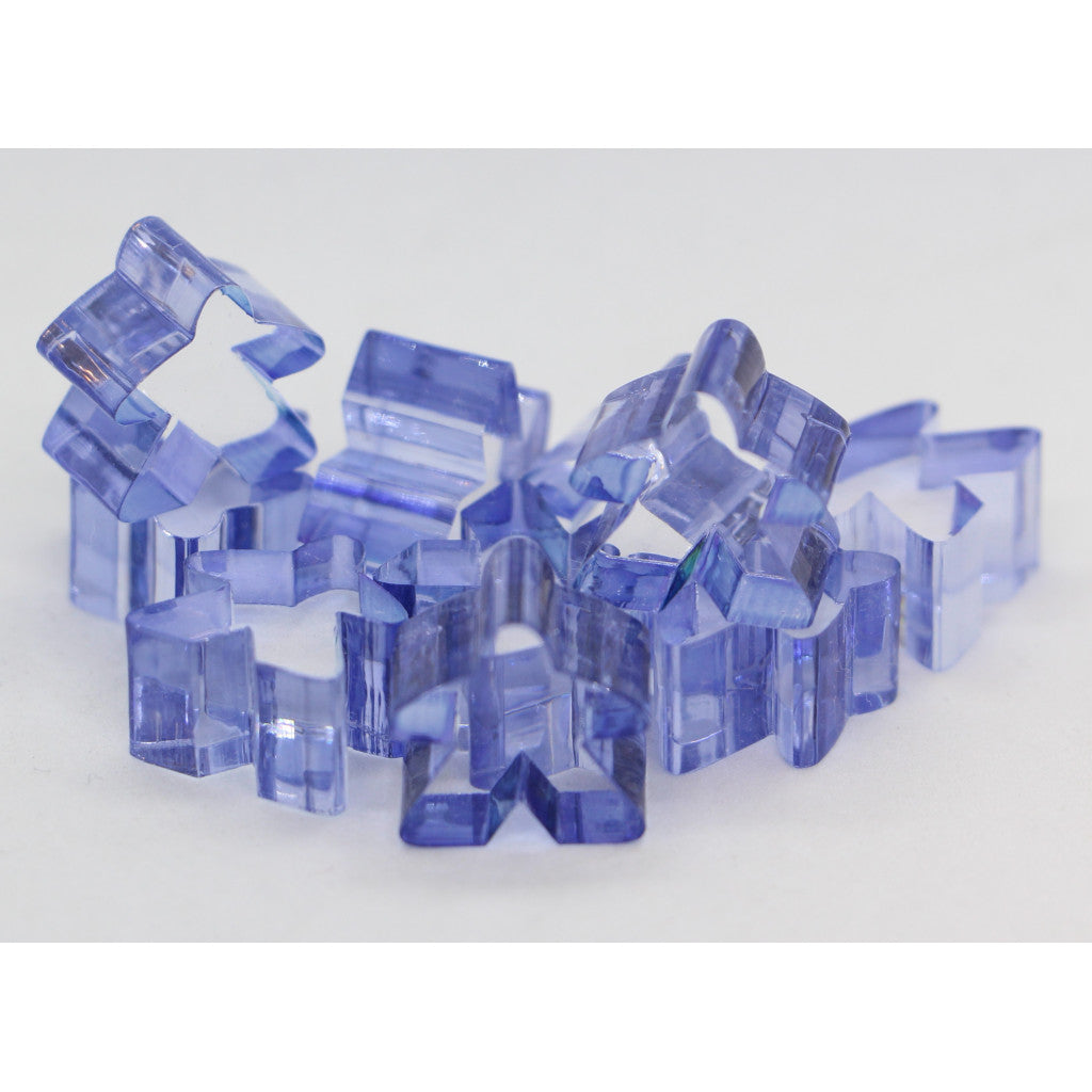 Carcassonne: Meeple - Set of 10 (Transparent Blue) (Import)