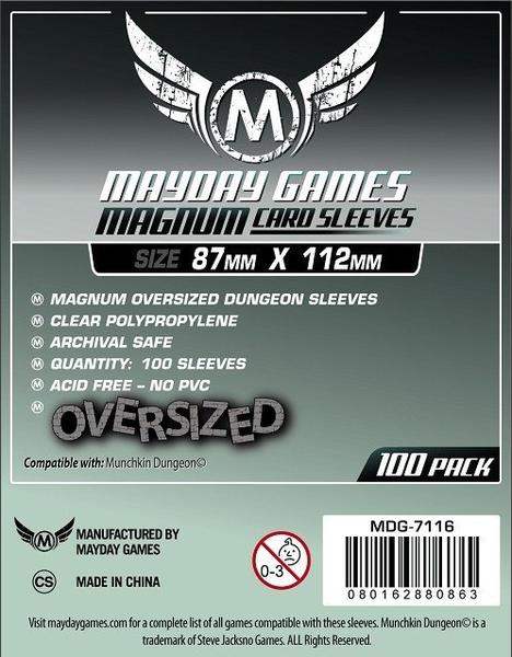 Munchkin Dungeon Sleeves - Magnum Oversized (87mm X 112mm) Munchkin Dungeon Sleeves - Magnum Oversized (87mm X 112mm)