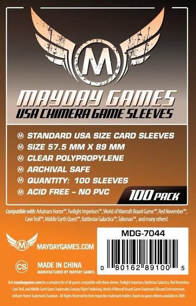 Mayday Sleeves - USA Chimera Card Sleeves