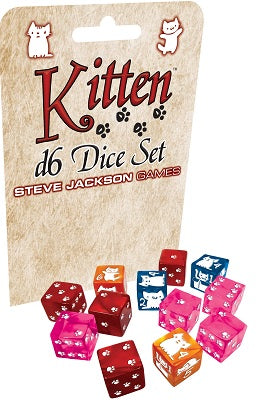 Kitten D6 Dice Set