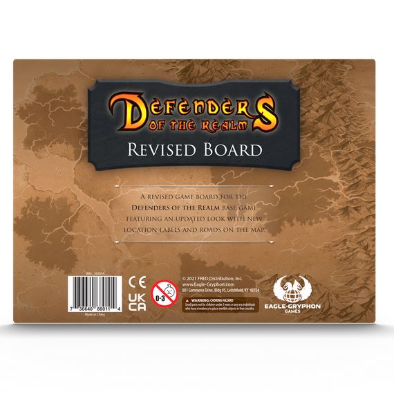 Defenders of the Realm: Revised Game Board