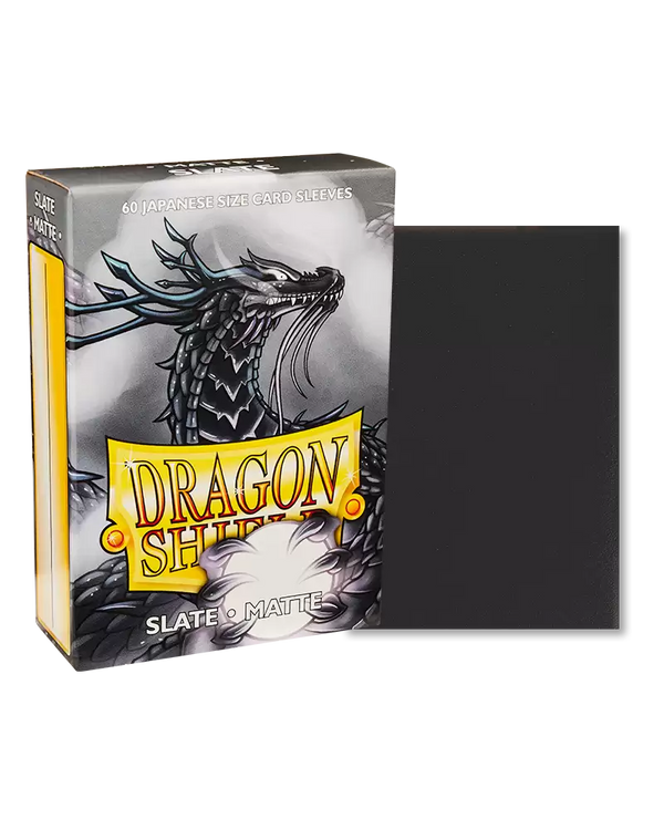 Dragon Shield - Japanese Size Matte Sleeves: Slate (60ct)