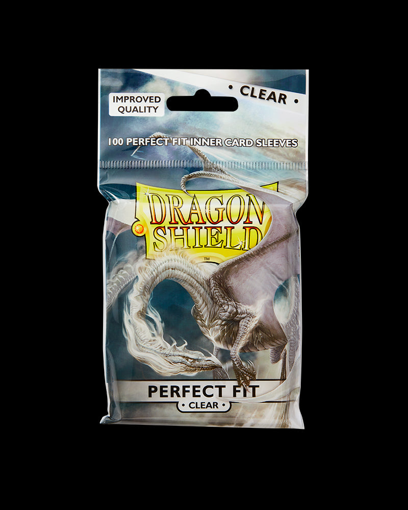 Dragon Shield - Toploading Perfect Fit Inner Sleeves - Clear (100ct), Board Game