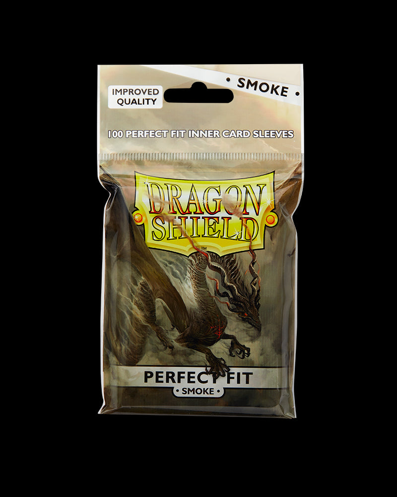 Dragon Shield - Toploading Perfect Fit Inner Sleeves - Smoke