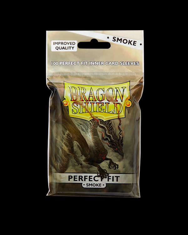 Dragon Shield - Toploading Perfect Fit Inner Sleeves - Smoke (100ct)