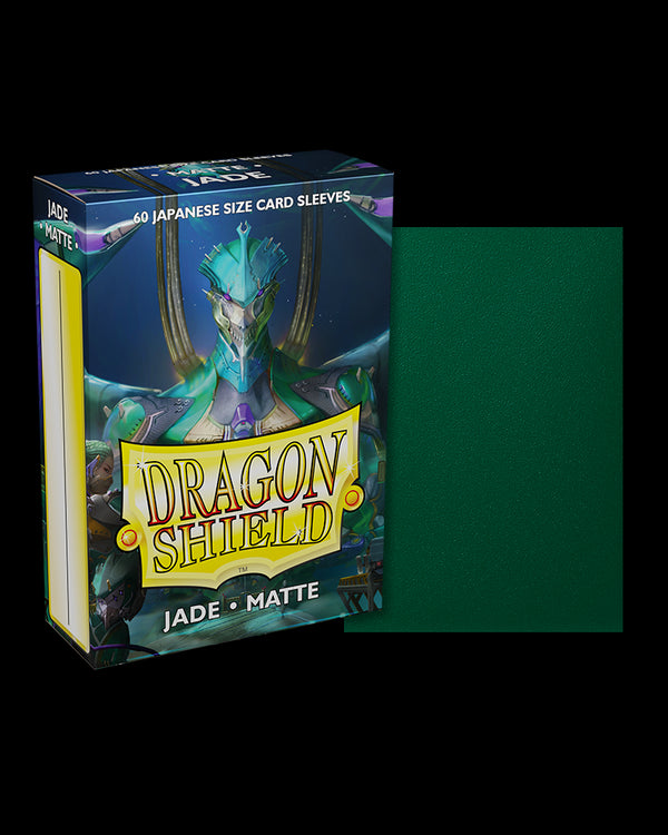 Dragon Shield - Japanese Size Matte Sleeves: Jade (60ct)
