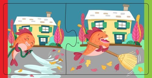 Puzzle - Adventerra Games - Ecologic Puzzle: Saving Water (24 Pieces)