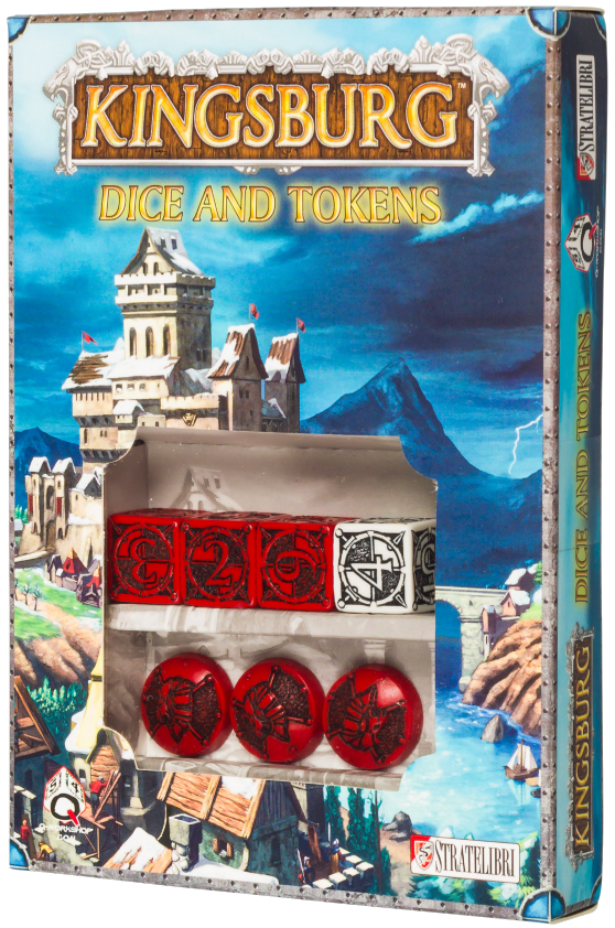 Kingsburg: Dice and Tokens (Red)