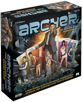 Archer: The Danger Zone! Board Game