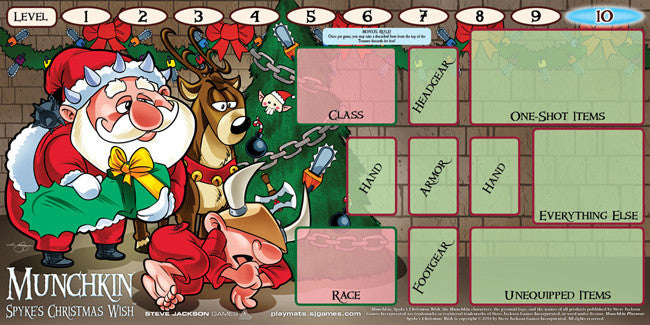 Munchkin Playmat: Spyke's Christmas Wish