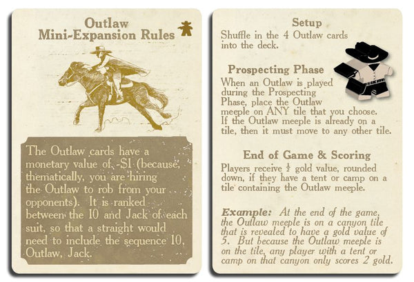 End of the Trail: Outlaw Mini-Expansion