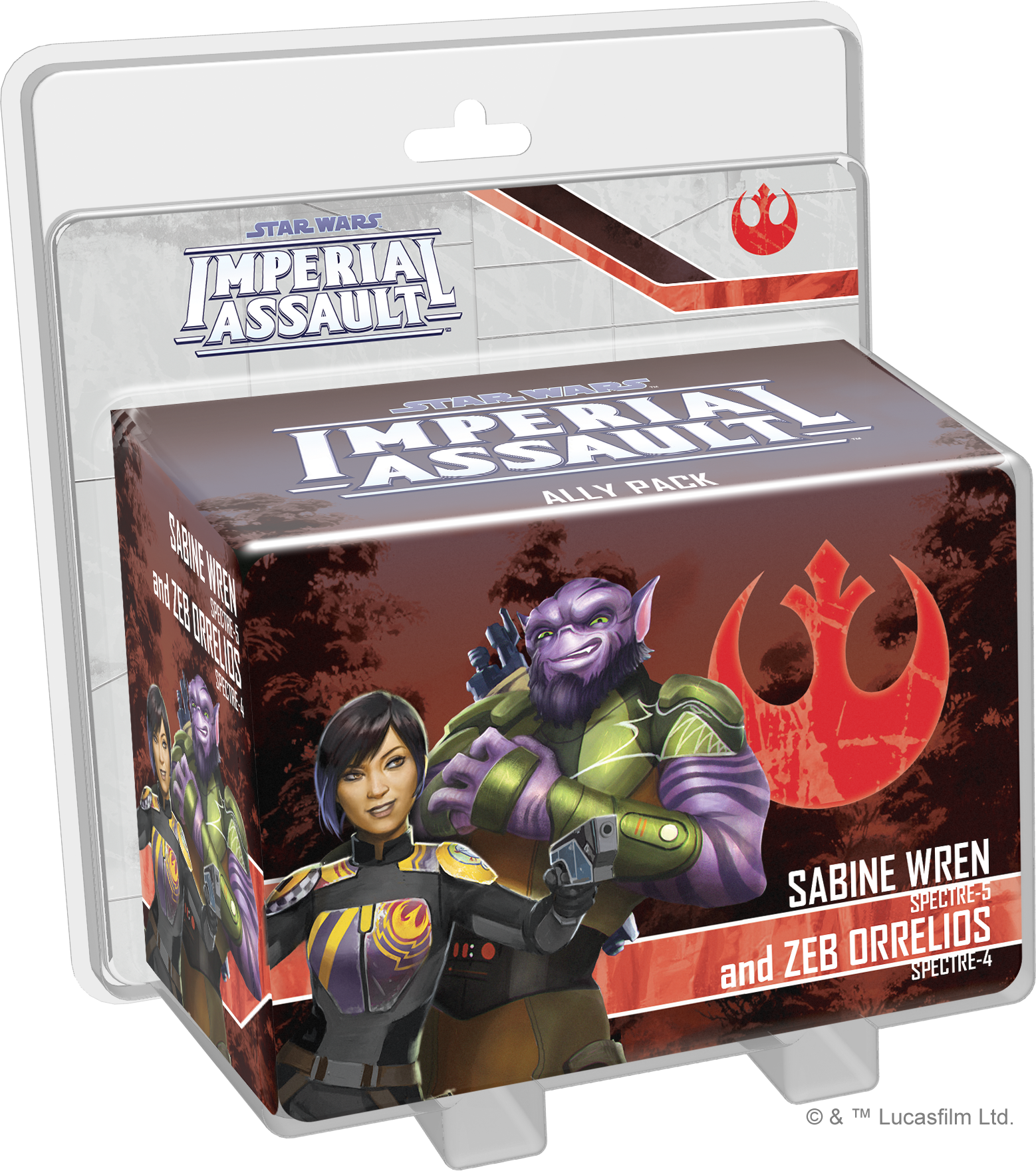 Star Wars: Imperial Assault - Sabine Wren and Zeb Orrelios Ally Pack