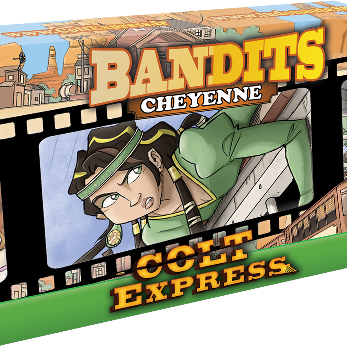 Colt Express - Espansione Bandits Cheyenne - Mazzo Di Carte Azione E Obiettivi Speciali Per Il Gioco Da Tavolo