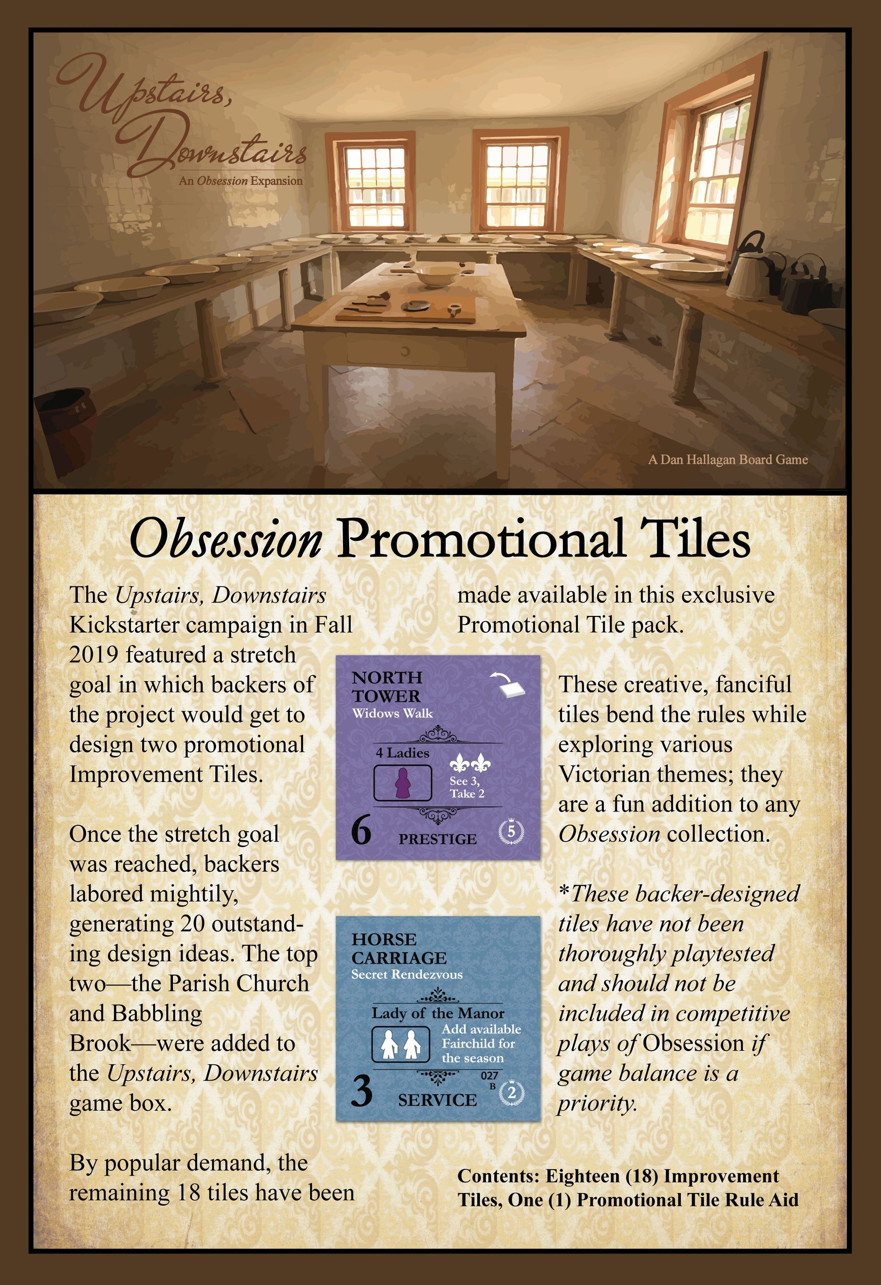 Obsession: Promotional Tiles