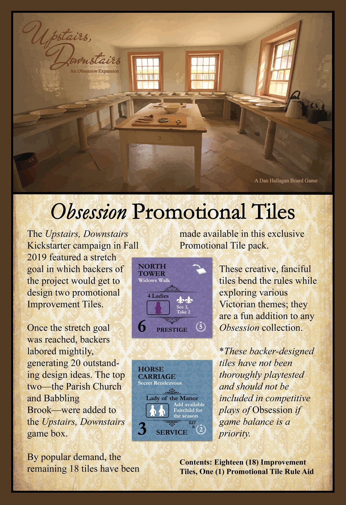 Obsession: Promotional Tiles