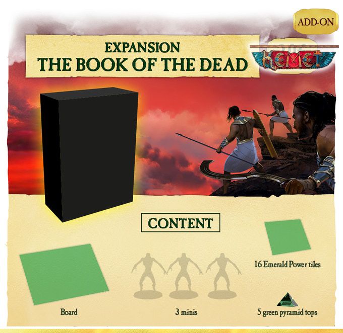 Kemet: Blood and Sand – Book of the Dead (Retail Edition) (Matagot)